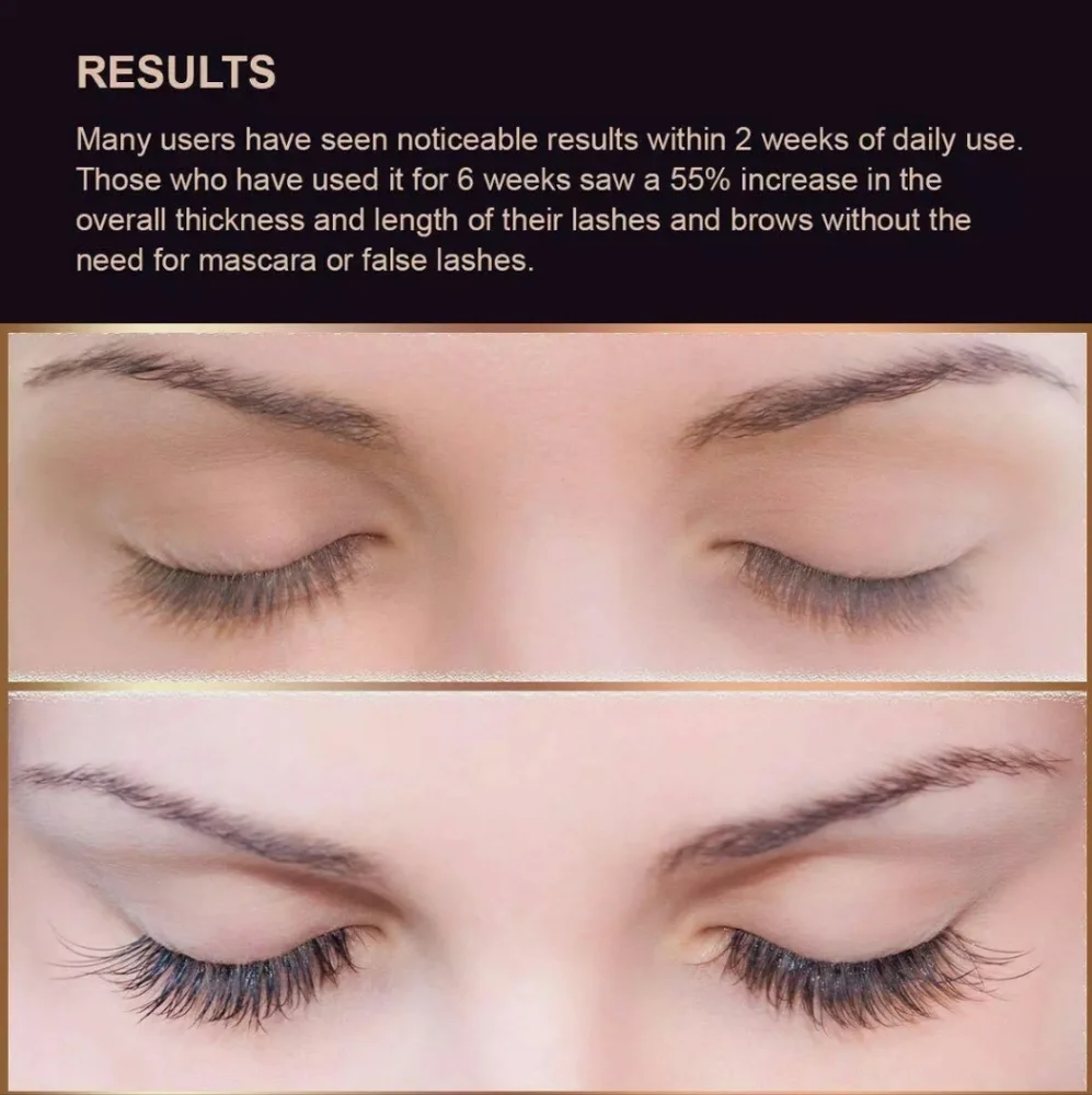 Silksence Eyelash Growth Serum for Lash and Brow Irritation Free Formula (5ML)